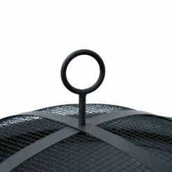 Outsunny Steel Fire Pit, Φ 56x45H Cm (Lid Included)-Black -OUTSUNNY Shop 752f9217dc39d42d2 4fce2824 7db9 4c1b 998b a3d6c3e727e9