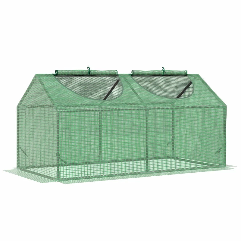 Outsunny Mini Greenhouse 119 X 60 X 60 Cm - Green 3 Outsunny Mini Greenhouse 119 X 60 X 60 Cm - Green