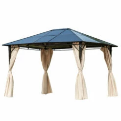 Outsunny Hardtop Gazebo 3.6m X 3m - Brown 31 Outsunny Hardtop Gazebo 3.6m X 3m - Brown -OUTSUNNY Shop 8BWa2a17e9069b33f jpg