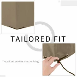 Outsunny Outdoor Garden Rattan Furniture Protective Cover Beige 275x205cm -OUTSUNNY Shop 8yKa0917fc0264a13 jpg