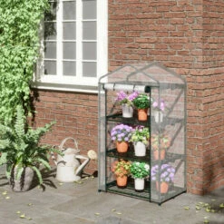 Outsunny Mini Greenhouse 3 Tier 69Lx49Wx125H Cm - Clear -OUTSUNNY Shop 95m6ff17f0101243d jpg