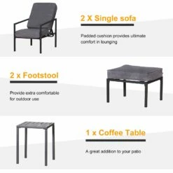 Outsunny Lounge Chair Set - -OUTSUNNY Shop 9BF88c17edc653244 ac3b2229 0dd2 4b5c b9ea 6c2ab23d89ac