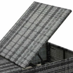 Outsunny Rattan Reclining Lounger - Grey -OUTSUNNY Shop 9Iyd4d17eecc29e19 jpg