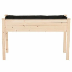 Outsunny Fir Wood Non-Woven Fabric Planting Bed 122.5Lx56.5Wx76H Cm -OUTSUNNY Shop 9MEd4d17f631a7f26 jpg