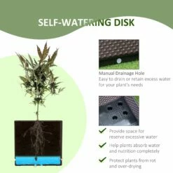 Outsunny 2-Piece Raised Garden Bed Planter Box Brown -OUTSUNNY Shop 9Xfa0917edc659cf3 a87c3be4 fe07 4f6d 876d 7cbb51d6370b