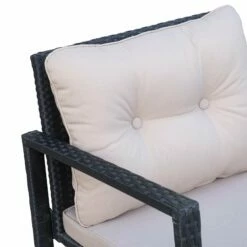 Outsunny Rattan Rocking Chair Set - Black -OUTSUNNY Shop A6r7aa17dc18a3d33