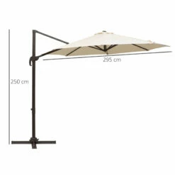 Outsunny Cantilever Parasol 3m - Beige 15 Outsunny Cantilever Parasol 3m - Beige -OUTSUNNY Shop AG9a121813d5badf2 jpg