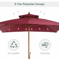Outsunny Patio Umbrella -OUTSUNNY Shop Avy55517dc2c1866a