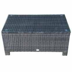 Outsunny Rattan Coffee Table - Brown