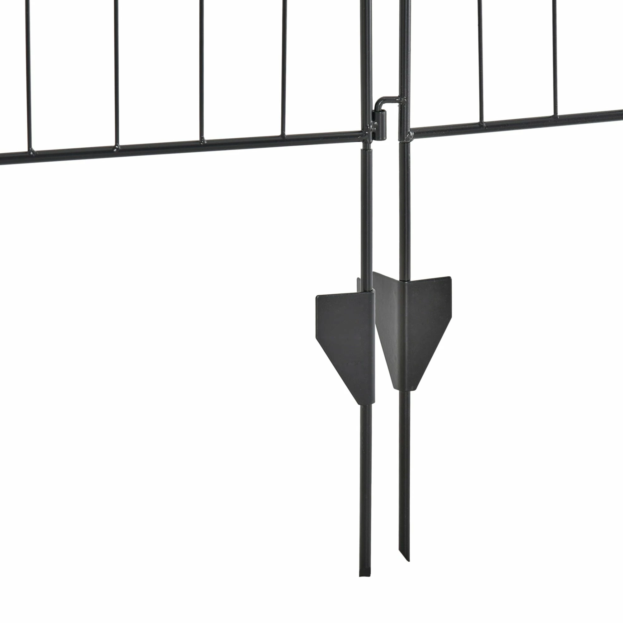 Outsunny Garden Decorative Fence Panels 44in X 12ft 9 Outsunny Garden Decorative Fence Panels 44in X 12ft - Image 7