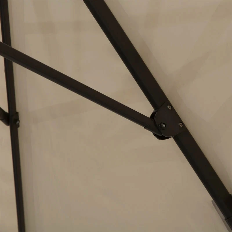 Outsunny Cantilever Parasol 3m - Beige 12 Outsunny Cantilever Parasol 3m - Beige - Image 10
