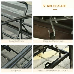 Outsunny Gazebo Swing Seat - Grey 23 Outsunny Gazebo Swing Seat - Grey -OUTSUNNY Shop Bpkc7217dc57953c5 jpg