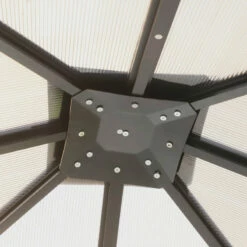 Outsunny Hardtop Gazebo With Aluminium Frame And Curtains 3 X 3m - Black -OUTSUNNY Shop CDS75618746d3c4e4 jpg