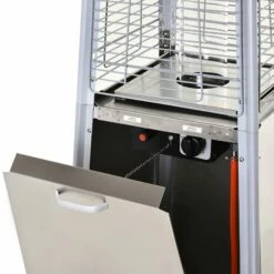 Outsunny Stainless Steel Outdoor Garden Pyramid Patio Heater With Wheels And Rain Cover - Silver -OUTSUNNY Shop CMF3d617edc655522 b665d559 d1d1 4685 b98d 6ce30ae30e5a