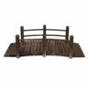 Outsunny 1.5M Wooden Garden Bridge Lawn Décor Stained Finish Arc Outdoor Pond Walkway W/ Railings Water Yard Decoration -OUTSUNNY Shop CgXfa217dc2415c5f d2d0f94a eab7 4981 8632 34862f74b370