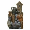La Hacienda Country Garden Pour Inc LED Water Feature -OUTSUNNY Shop Country Garden Pour inc LED Water Feature 4959090 2