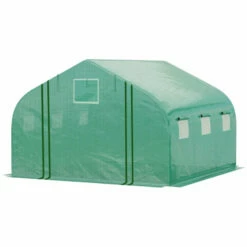 Outsunny Greenhouse Polytunnel 3.5x3x2m - Green -OUTSUNNY Shop DsDdaa17e9e3986dd jpg