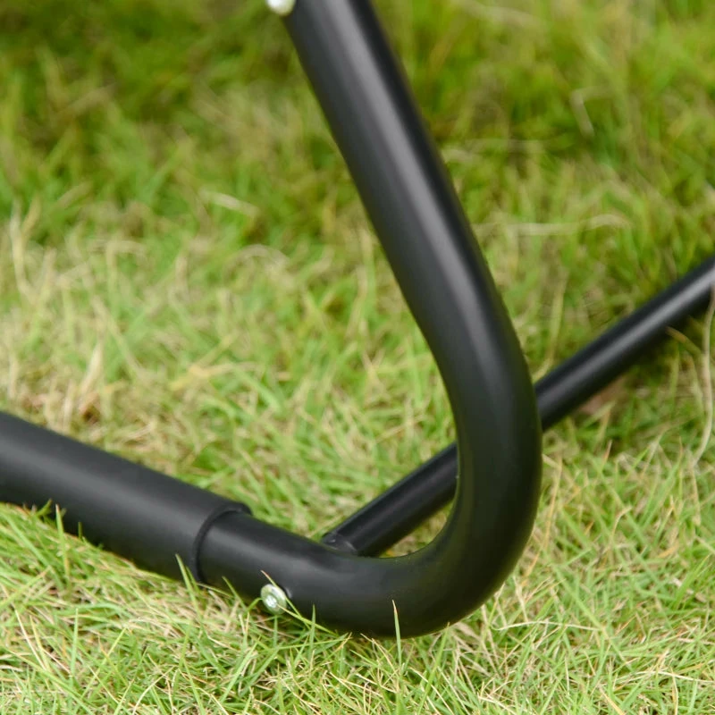 Outsunny Lounger Rocking Chair - Grey 11 Outsunny Lounger Rocking Chair - Grey - Image 9