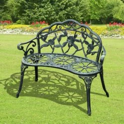 Outsunny Antique Style Garden Bench - Green 14 Outsunny Antique Style Garden Bench - Green -OUTSUNNY Shop Gmn9e817dc49d9411 b54ef64e 52a4 4a41 9bd3 dc313d0f52b7