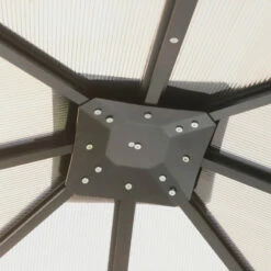 Outsunny Hardtop Gazebo With Aluminium Frame And Curtains 3 X 4m - Grey -OUTSUNNY Shop GyKb9c17e906a854d jpg