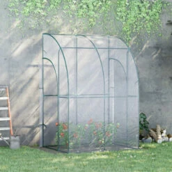 Outsunny Greenhouse Lean To 143x118x212 Cm - Clear -OUTSUNNY Shop I8v6ff17ee2cf1040 jpg