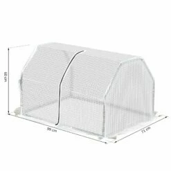 Outsunny 99x71x60cm Mini PVC Cover Steel Frame Greenhouse -OUTSUNNY Shop IKua1217edc605c99