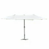 Oasis 4.6 M Double Sided Umbrella Parasol - White 1 Oasis 4.6 M Double Sided Umbrella Parasol - White -OUTSUNNY Shop Imx98a1814b8f259b