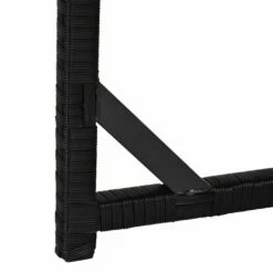 Outsunny 9 Pieces PE Rattan Cube Garden Furniture Set With Cushions, Outdoor Dining Table Set With 4 Armchair, 4 Stool, And Square Glass Top Table, Black -OUTSUNNY Shop JQv3d617eecc296d8 d88abcef 6849 4937 b543 6c8a46be16f0