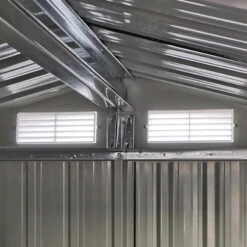 Outsunny Metal Storage Shed With Sliding Door 5ft X 4.3ft - Grey -OUTSUNNY Shop K4pd4d18025dd5172 jpg