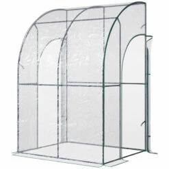 Outsunny Greenhouse Lean To 143x118x212 Cm - Clear -OUTSUNNY Shop K7Kdaa17ee2cf1040 jpg
