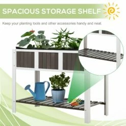 Outsunny Wooden Planter Raised Elevated Garden Bed -OUTSUNNY Shop KRL6fb17dc49d9c77 d3901c00 6b31 45bd 8768 dd37f0ef7915