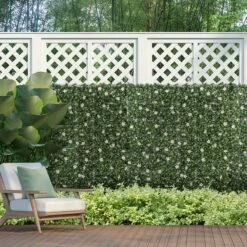 Outsunny Faux Green Floral Wall Trellis - 12 Pieces 13 Outsunny Faux Green Floral Wall Trellis - 12 Pieces -OUTSUNNY Shop LHE3da17e2f02ca91 f1dada14 cd75 4dd5 80df a074fcbd95ab