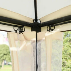 Outsunny Gazebo Swing Chair Bed - Beige 24 Outsunny Gazebo Swing Chair Bed - Beige -OUTSUNNY Shop LSR0151859ab64984 JPG