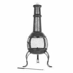 La Hacienda Chiminea - Leon Mesh Steel Chimenea Large