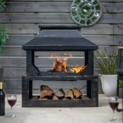 La Hacienda Fire Place - Stonehurst -OUTSUNNY Shop La Hacienda Fire Place Stonehurst 4958932 2