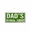 La Hacienda Wall Art - Dad's Workshop Embossed Metal Sign 40x20 -OUTSUNNY Shop La Hacienda Wall Art Dad s Workshop Embossed Metal Sign 40x20 4958635 2