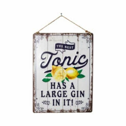 La Hacienda Wall Art - The Best Tonic Metal Sign