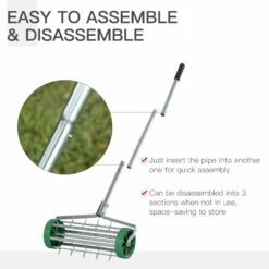 Outsunny Rolling Lawn Aerator -OUTSUNNY Shop MB7e9c17dc4c23abb