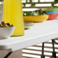 Silver & Stone Folding Camping Trestle Table 6ft 180 X 75 X 73cm - White -OUTSUNNY Shop MicrosoftTeams image 696