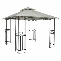 Silver & Stone Outdoor Winchester Premium Gazebo 3m X 3m - Beige -OUTSUNNY Shop MicrosoftTeams image 826