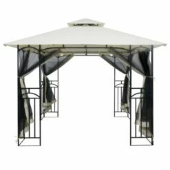 Silver & Stone Outdoor Winchester Premium Gazebo 3m X 3m - Beige -OUTSUNNY Shop MicrosoftTeams image 832