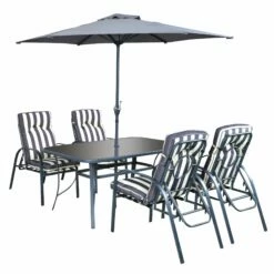 Silver & Stone Windsor Outdoor 11 Piece Furniture Set - Grey -OUTSUNNY Shop MicrosoftTeams image 834