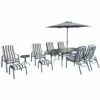 Silver & Stone Windsor Outdoor 11 Piece Furniture Set - Grey -OUTSUNNY Shop MicrosoftTeams image 836