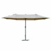 Outsunny Double Sided Umbrella Parasol With Cross Base 4.6 M - Khaki 2 Outsunny Double Sided Umbrella Parasol With Cross Base 4.6 M - Khaki -OUTSUNNY Shop Of298a1814b8f4a2c