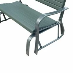 Outsunny-2 Seater Gliding Chair Bench - Green -OUTSUNNY Shop OmU67f17dc2f8774e