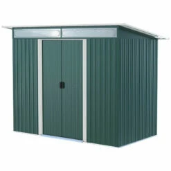 Outsunny Metal Garden Shed 260L X 133W X 200Hcm - Green -OUTSUNNY Shop P3edaa18746d3c0b0 jpg