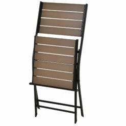 Outsunny Garden Bistro Set- Black & Brown -OUTSUNNY Shop P910cd17dc29ce0a0 8d67a696 ec53 4387 b4b9 2dff08020bb9