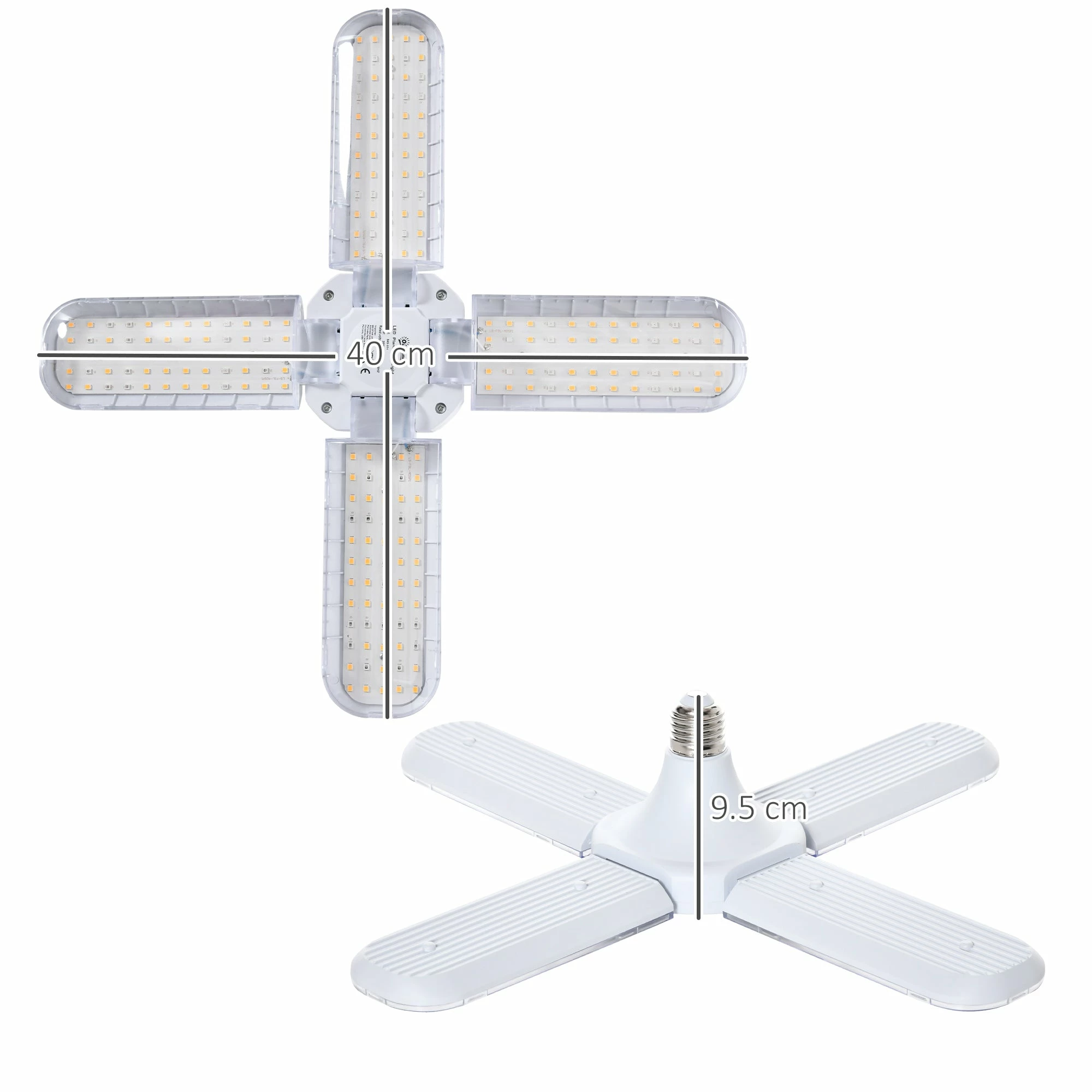 Outsunny Plant Grow Light 4 Outsunny Plant Grow Light - Image 2