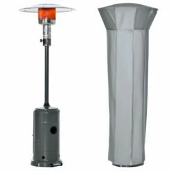 Outsunny 12.5KW Outdoor Gas Patio Heater Standing Propane Heater