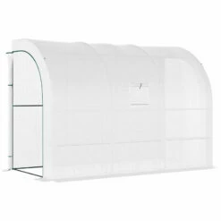 Outsunny Lean To Greenhouse 300 X 150 X 213 Cm - White